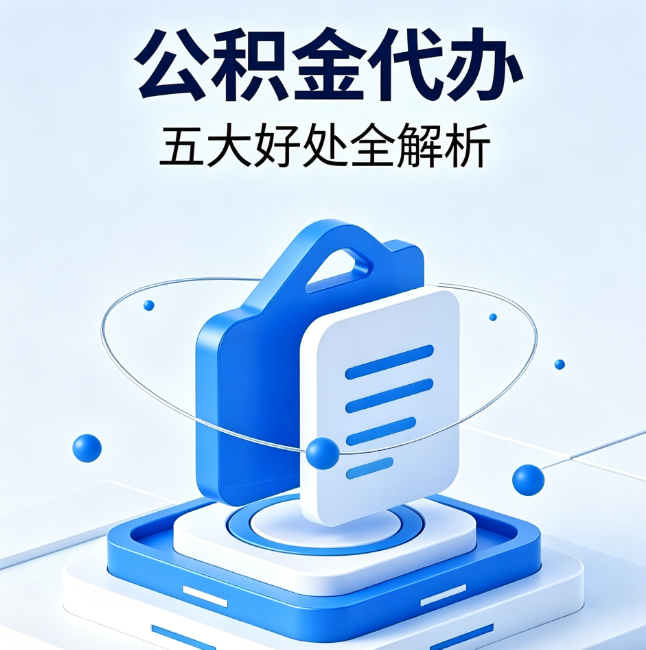 大庆公积金代办到底值不值？这5大好处让你少走弯路